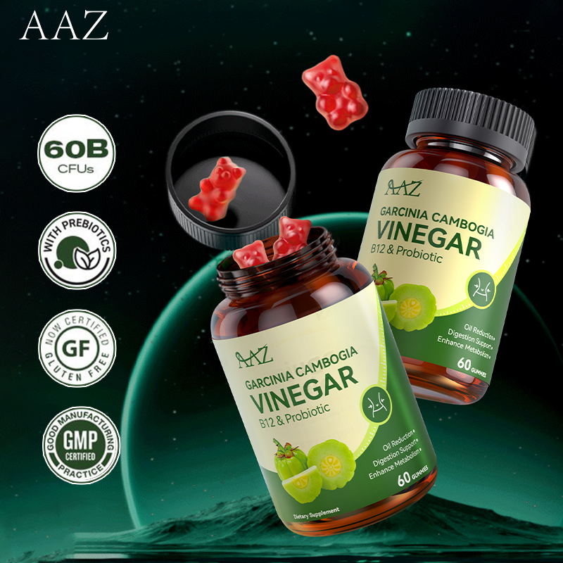 GARCINIA CAMBOGIA VINEGAR GUMMIES Formulated toSupport Normal Energy Levels & Gut Health -Supports Digestion, Detox & Cleansing-ACVGummies W/VIT B12 Dietary Edible Fitness-afs2 Healthcare Vitamin Supplement Organic Supplemental Pack Bathroom